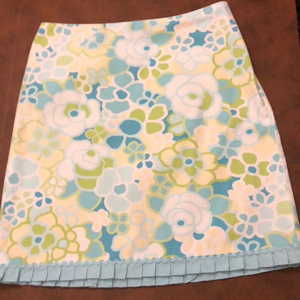 Floral Flowered Mini Skirt